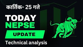 Today NEPSE technical analysis  Today NEPSE Update  Stock Trends Nepal [upl. by Molahs]