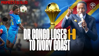 Prophecy Fulfilled  DR CONGO Loses 10 to IVORY COAST  Prophet Uebert Angel [upl. by Deanna]