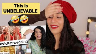 Vicky Katrina Wedding Drama Reaction  Slayy Point  Illumi Girl [upl. by Esej]