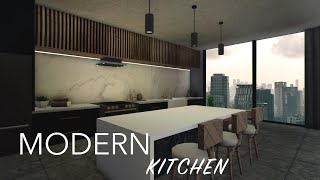 MODERN Kitchen 20k  Bloxburg [upl. by Hazelton]