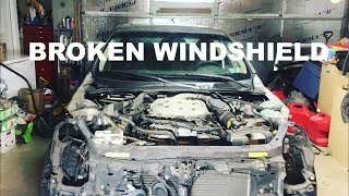 Vaydor Build Pt 4 Failed Windshield removal More tear down [upl. by Ivonne383]