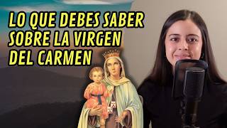 Historia de la Virgen del Carmen en 4 MINUTOS 🔥 [upl. by Tabib]