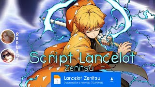 Script Skin Lancelot Zenitsu No Password  Full Effect amp Voice  Update Patch Terbaru 2024  MLBB [upl. by Zillah]