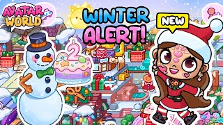 YAY SUPER SECRET GLITCHES IN WINTER AND SECOND ANNIVERSARY UPDATE IN AVATAR WORLD WINTER SEASON [upl. by Cleodal]