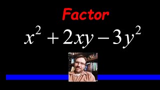 How to factor the Trinomial  TWO VARIABLES math [upl. by Eninnej]