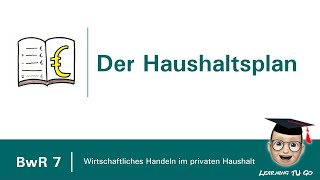 BwR 7  Der Haushaltsplan [upl. by Thurstan747]