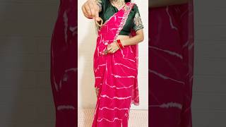 leheriya saree drape tutorial rekhamishra sareedraping [upl. by Anola]