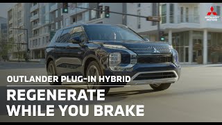 Charge While You Brake  Regenerative Braking I AllNew 2023 Outlander Plugin Hybrid [upl. by Gwendolen]