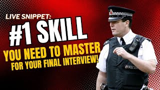 Join the Police The 1 Skill to Master Before Your Police Final Interview policerecruitment [upl. by Arikahs]