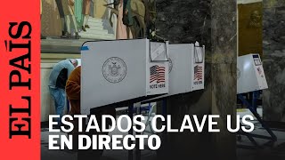 ELECCIONES ESTADOS UNIDOS Cobertura desde los swing states de las elecciones presidenciales [upl. by Yi]