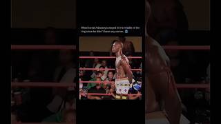 When Israel Adesanya stayed in the middle of the ring because he didn’t have any corner 🥶 [upl. by Roseann]