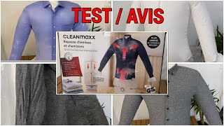 CLEANMAXX Repasse chemises et chemisiers  TEST sur 3 chemises amp AVIS [upl. by Steinke]