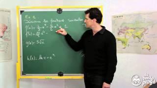 Fonctions dérivées  Exercice 1  MATHS  TES spé Maths  Les Bons Profs [upl. by Nyleimaj]