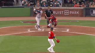 Yordan Alvarez IS SO CLUTCH He CRUSHES goahead homer in Atlanta [upl. by Yssim]