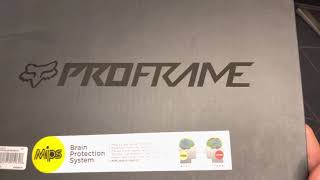 Fox Proframe helmet Unboxing [upl. by Michelsen182]