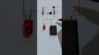 How to makeproximity censorcircuit diagram showing electronic youtubeshorts [upl. by Minnaminnie658]