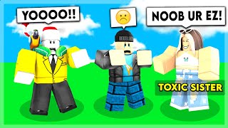 I Caught MY SISTER Being TOXIC AGAIN So THIS HAPPENED Roblox Bedwars [upl. by Niamreg]