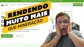 â›ï¸ðŸ˜± RENDENDO MUITO  ALUGUE SUAS PLACAS DE VIÌDEO PARA INTELIGÃŠNCIA ARTIFICIAL COM SALADCOM [upl. by Dupin263]