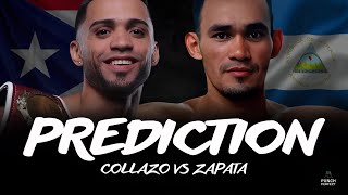 OSCAR COLLAZO VS GERARDO ZAPATA  PUNCH PERFECT PREDICTION 🥊 [upl. by Aidole]