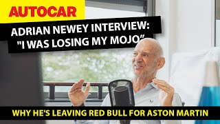 Adrian Newey exclusive interview on Aston Martin Red Bull and bringing back the V10  Autocar [upl. by Durrej]