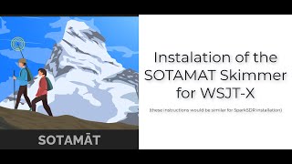 SOTAMAT Skimmer Installation  a plugin for WSJTX and SparkSDR [upl. by Zap364]