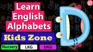 English Alphabet D  Basic English Letters  Nursery  LKG  UKG  ABC Learning  ABC Phonics [upl. by Koeppel506]