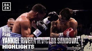 HIGHLIGHTS  Yankiel Rivera vs Victor Sandoval [upl. by Alehs]