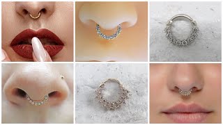 Nose Pin Nose Studs Latest Gold Nose Ring Type Studs Septum Nose Studs [upl. by Leuqram]