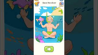 dop 5  level 120  Save the diver gaming puzzle solve dop5 shorts [upl. by Aidole]