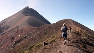 Volcan Fuego and Volcan Acatenango Guatemala [upl. by Yared259]