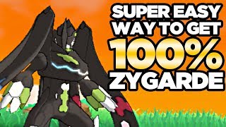 SUPER EASY Way to Get 100 Zygarde Complete Form in Pokemon Ultra Sun and Moon  Austin John Plays [upl. by Ymassej]