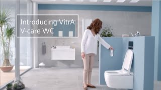 Introducing VitrA Vcare WC the new generation of shower toilet [upl. by Ibson]