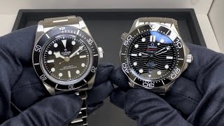 Tudor Black Bay vs Omega Seamaster 300M [upl. by Lah157]