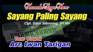 Karaoke Lagu Karo Sayang Paling Sayang Tone Cowok [upl. by Anaig]