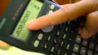 EQN on Calculator Casio350 secret method revealed [upl. by Iruj]