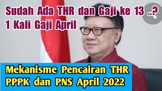 Mekanisme Pencairan THR PPPK dan PNS 2022 [upl. by Johppah]