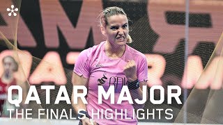 Qatar Ooredoo Major Premier Padel Highlights final women [upl. by Naro]