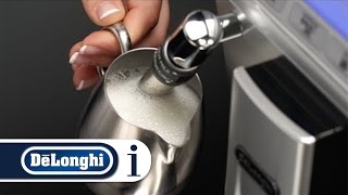 How to Froth Milk Using Your DeLonghi Autentica ETAM 29620 Coffee Machine [upl. by Ruford]