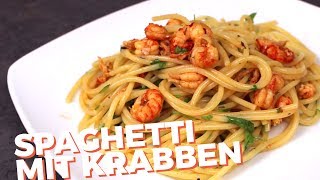 Spaghetti mit Krabben und Kräutern by SimpleTaste [upl. by Saied]