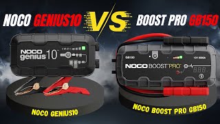 NOCO GENIUS10 vs NOCO Boost Pro GB150 Which Jump Starter is Best [upl. by Allerie513]