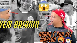 🔥 BAIANINHO DESAFIOU O MAYCON E O J0G0 PEGOU FOGO [upl. by Ysset]