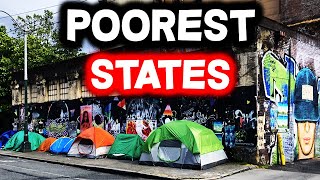 Top 10 POOREST States in America [upl. by Notse902]