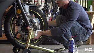 Motorcycle Brake Maintenance Deglazing Rotors  MC GARAGE VIDEO [upl. by Odnarb]