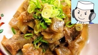 新世界のどて焼き♪ quotDoteyakiquot beef sinew stewed in miso and mirin♪ 牛すじ煮込み♪ [upl. by Rosmunda]