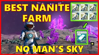 Best Ways To Make Nanites 2024  Tutorial For New Players  No Mans Sky Omega Update nomanssky [upl. by Bunns]