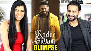 RADHE SHYAM GLIMPSE  Prabhas  Pooja Hegde  Radha Krishna Kumar  REACTION amp REVIEW [upl. by Enrak]