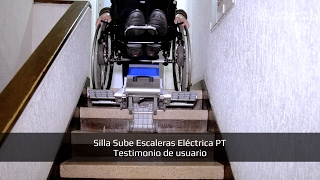 Silla Sube Escaleras Eléctrica PT  Testimonio [upl. by Anuayek]