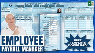 How To Create A Complete Employee Payroll In Excel  FREE DOWNLOAD [upl. by Kono]