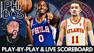 Philadelphia 76ers vs Atlanta Hawks PlayByPlay amp Live Scoreboard [upl. by Anagrom452]