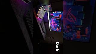 LIGHT VS DARK SETUP ytshortsindia music new trend viralvideo yt ytviral pc setup rgb [upl. by Clough718]